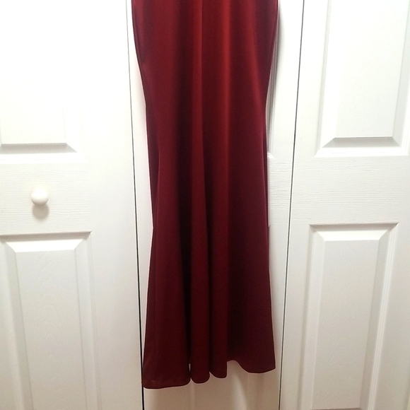 Windsor Women's Burgundy and Red Mermaid Gown XS - Picture 5 of 9